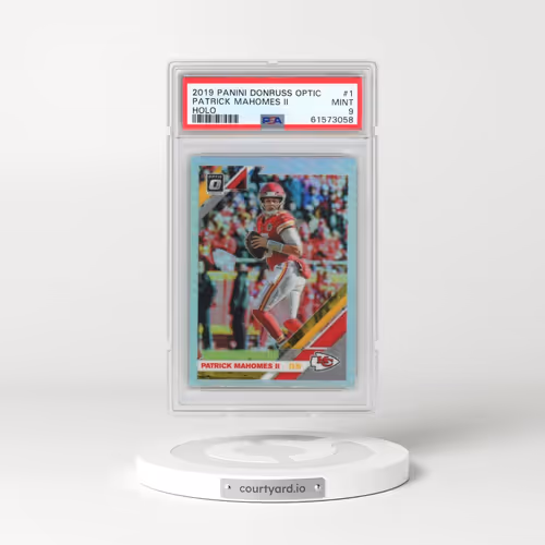 2019 Panini Donruss Optic #1 Patrick Mahomes II - Holo (PSA 9 MINT)