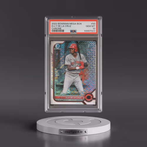 2022 Bowman Mega Box Chrome #50 Elly de La Cruz (PSA 10 GEM MINT)