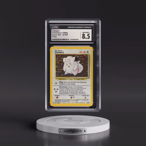 1999 Base Set #5/102 Clefairy - Holo (CGC 8.5 NM-MT+)