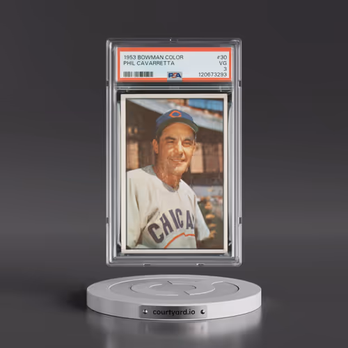 1953 Bowman Color #30 Phil Cavarretta (PSA 3 VG)