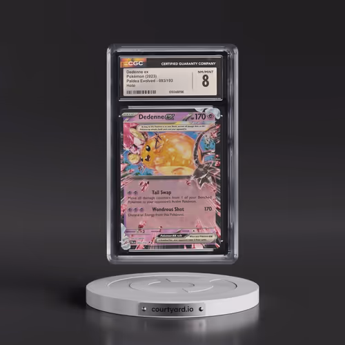 2023 Paldea Evolved - PAL EN #093/193 Dedenne ex - Holo (CGC 8 NM-MT)