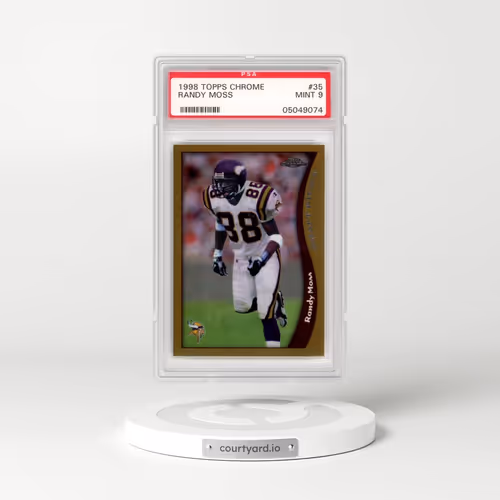1998 Topps Chrome #35 Randy Moss (PSA 9 MINT)