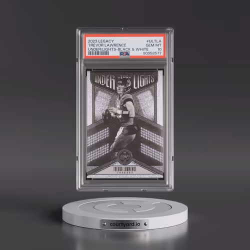 2023 Panini Legacy Under the Lights #ULTLA Trevor Lawrence - Black & White (PSA 10 GEM MINT)