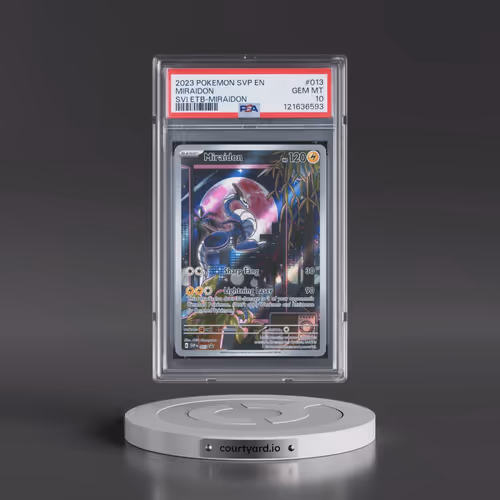 2023 Pokémon Svp EN-SV Black Star Promo #013 Miraidon - Scarlet & Violet Elite Trainer Box-Miraidon