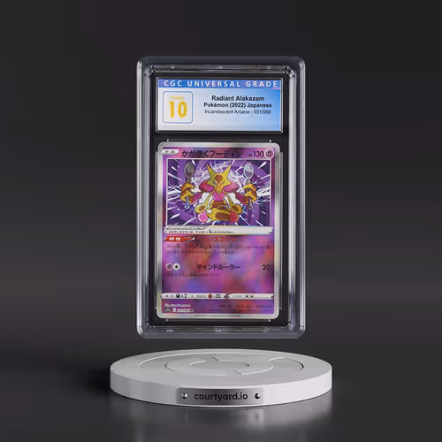 2022 Incandescent Arcana #031/068 Radiant Alakazam - Holo (CGC 10 PRISTINE)