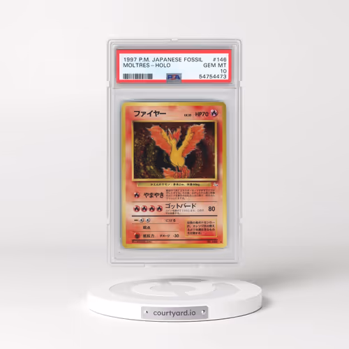 1997 Pokémon Fossil #146 Moltres - Holo (PSA 10 GEM MINT)