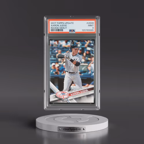 2017 Topps Update #US99 Aaron Judge - Rookie Debut (PSA 9 MINT)