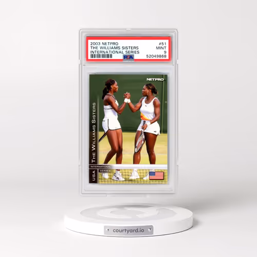 2003 Netpro International Series International Series #51 The Williams Sisters (PSA 9 MINT)