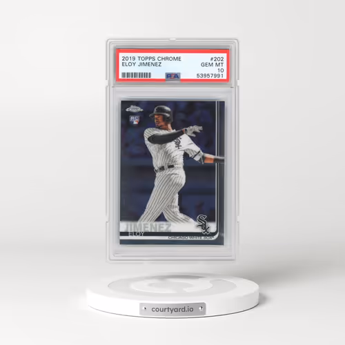 2019 Topps Chrome #202 Eloy Jimenez (PSA 10 GEM MINT)