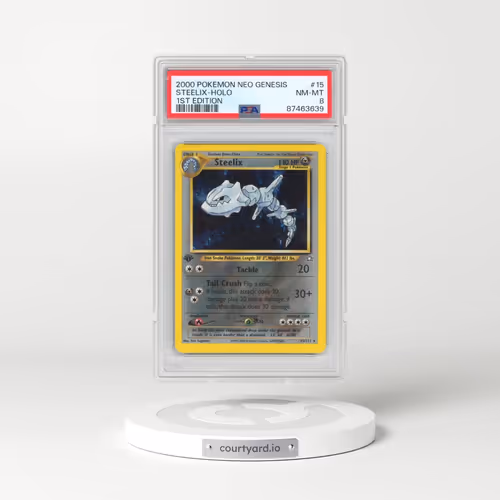 2000 Pokémon Neo Genesis #15 Steelix - 1st Edition Holo (PSA 8 NM-MT)
