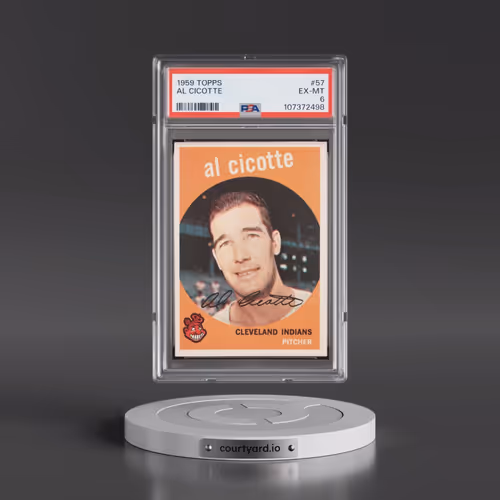 1959 Topps #57 Al Cicotte (PSA 6 EX-MT)