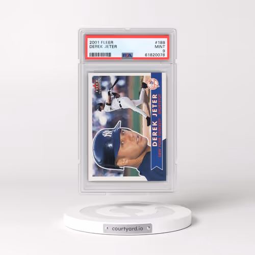 2001 Fleer #188 Derek Jeter (PSA 9 MINT)