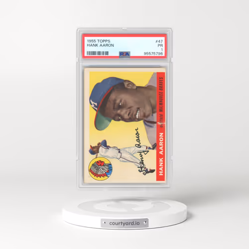 1955 Topps #47 Hank Aaron (PSA 1 PR)