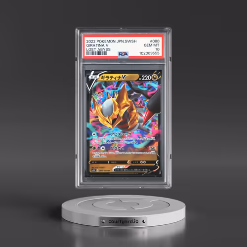 2022 Pokémon Sword & Shield Lost Abyss #080 Giratina V - Holo (PSA 10 GEM MINT)