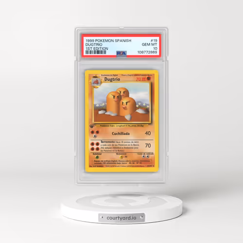 1999 Pokémon #19 Dugtrio - 1st Edition (PSA 10 GEM MINT)
