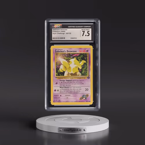 2000 Gym Challenge #95/132 Sabrina's Drowzee (CGC 7.5 NM+)