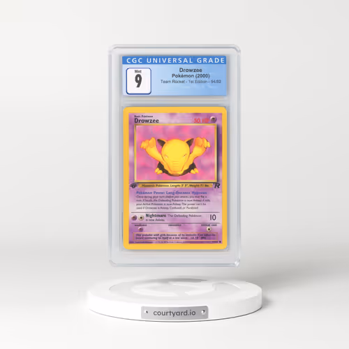 2000 Team Rocket #54/82 Drowzee - 1st Edition 1st Edition (CGC 9 MINT)