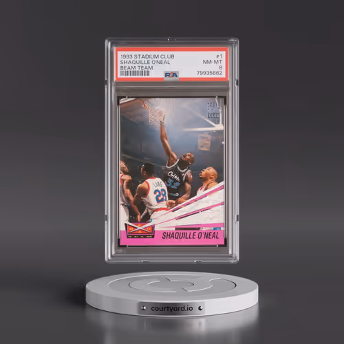 1993 Stadium Club Beam Team #1 Shaquille O'Neal (PSA 8 NM-MT)