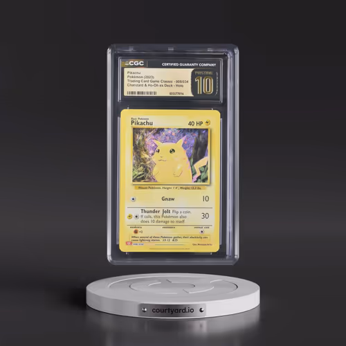 2023 Pokémon Clc-Trading Card Game Classic Charizard & HO-Oh EX Deck #008 Pikachu (CGC 10 PRISTINE)