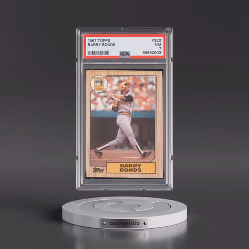 1987 Topps #320 Barry Bonds (PSA 7 NM)