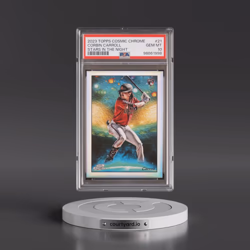 2023 Topps Cosmic Chrome Stars in the Night #21 Corbin Carroll (PSA 10 GEM MINT)