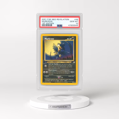 2001 Pokémon Neo Revelation #46 Murkrow - 1st Edition (PSA 10 GEM MINT)