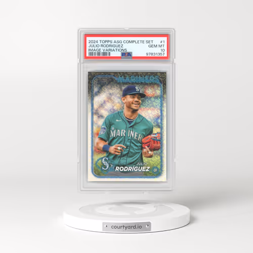 2024 Topps All-Star Game Complete Set Image Variations #1 Julio Rodriguez (PSA 10 GEM MINT)