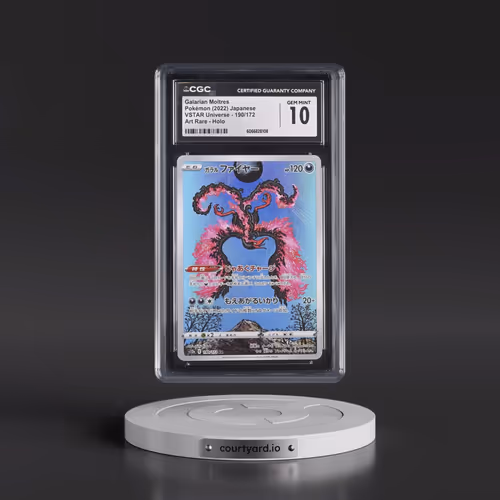 2022 VSTAR Universe #190/172 Galarian Moltres - Art Rare Holo (CGC 10 GEM MINT)