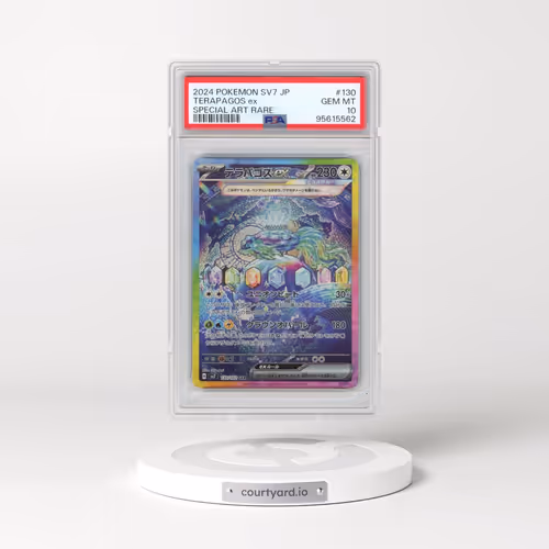 2024 Pokémon SV7-Stellar Miracle #130 Terapagos EX - Holo Special Art Rare (PSA 10 GEM MINT)