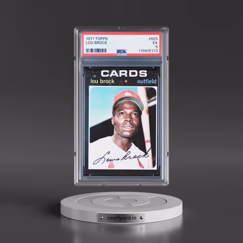 1971 Topps #625 Lou Brock (PSA 5 EX)