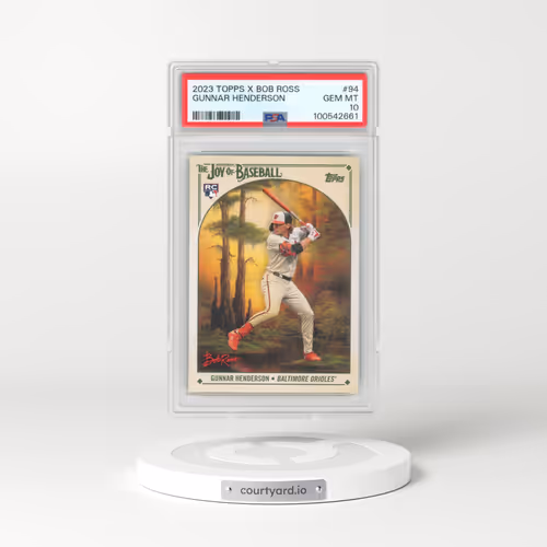2023 Topps X Bob Ross the Joy of Baseball #94 Gunnar Henderson (PSA 10 GEM MINT)