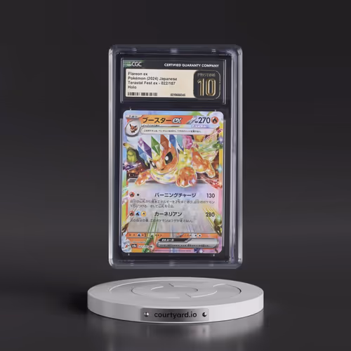 2024 Pokémon Sv8a-Terastal Fest EX #022 Flareon EX - Holo (CGC 10 PRISTINE)