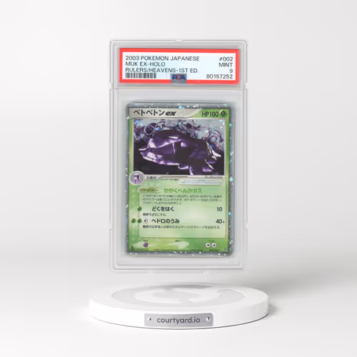 2003 Pokémon Rulers of the Heavens #002 Muk EX - 1st Edition Holo Holo (PSA 9 MINT)