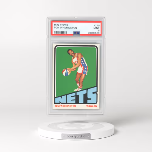 1972 Topps #240 Tom Washington (PSA 9 MINT)