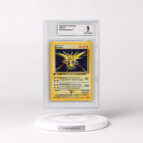 1999 Pokémon Base #16 Zapdos - 1st Edition Holo (BGS 9 MINT)