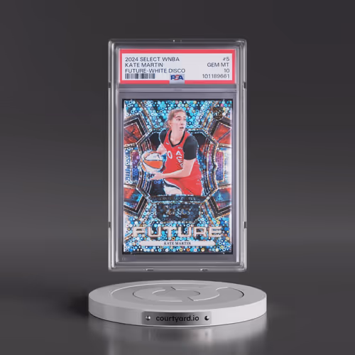 2024 Panini Select WNBA Select Future #5 Kate Martin - White Disco (PSA 10 GEM MINT)