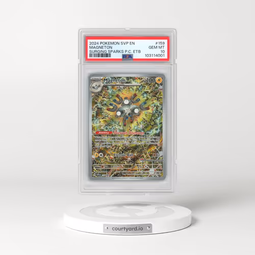 2024 Pokémon Svp EN-SV Black Star Promo #159 Magneton - Surging Sparks Pokemon Center Elite Trainer