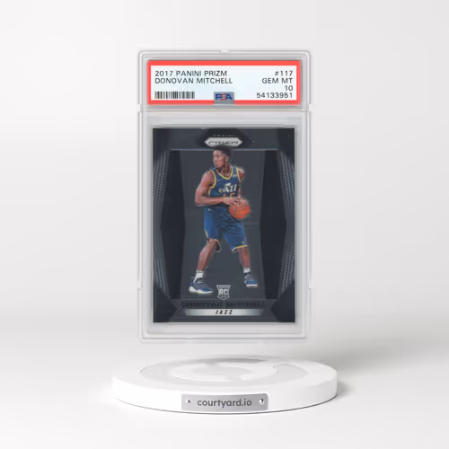 2017 Panini Prizm #117 Donovan Mitchell (PSA 10 GEM MINT)