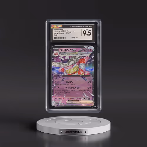 2023 Snow Hazard #030/071 Slowking ex - Holo (CGC 9.5 MINT+)