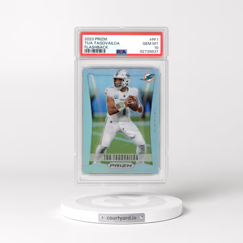 2023 Panini Prizm Prizm Flashback #PF1 Tua Tagovailoa (PSA 10 GEM MINT)