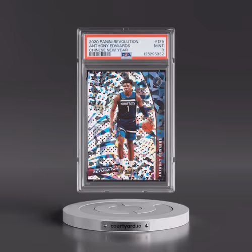 2020 Panini Revolution #125 Anthony Edwards - Chinese New Year (PSA 9 MINT)
