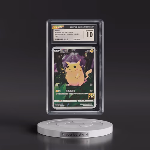 2021 25th Anniversary Collection - S8a F - Traditional #001/028 Pikachu - Holo (CGC 10 GEM MINT)