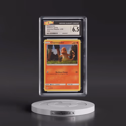 2019 Detective Pikachu #4/18 Charmander - Holo (CGC 6.5 EX-NM+)