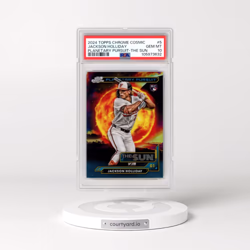 2024 Topps Chrome Cosmic Planetary Pursuit #5 Jackson Holliday - The Sun (PSA 10 GEM MINT)