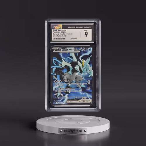 2024 Surging Sparks - SSP EN #218/191 Black Kyurem ex - Ultra Rare Holo (CGC 9 MINT)
