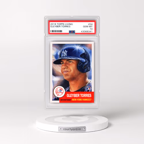 2018 Topps Living #34 Gleyber Torres (PSA 10 GEM MINT)