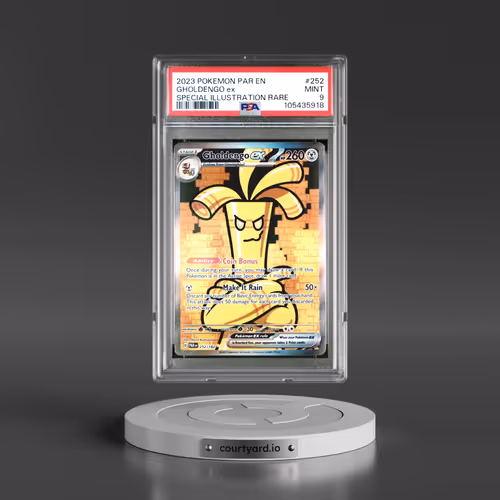 2023 Pokémon Par EN-Paradox Rift #252 Gholdengo EX - Holo Special Illustration Rare (PSA 9 MINT)