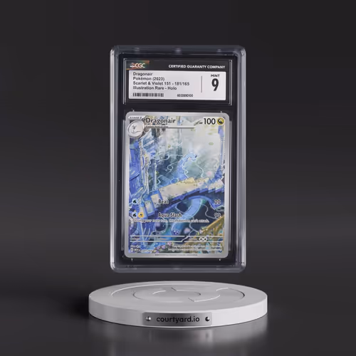 2023 Scarlet & Violet 151 - MEW EN #181/165 Dragonair - Illustration Rare Holo (CGC 9 MINT)