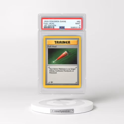 1999 Pokémon Game #82 Full Heal - 1st Edition (PSA 9 MINT)
