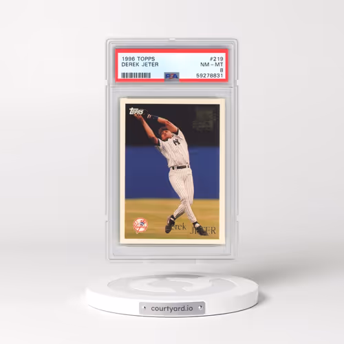 1996 Topps #219 Derek Jeter (PSA 8 NM-MT)